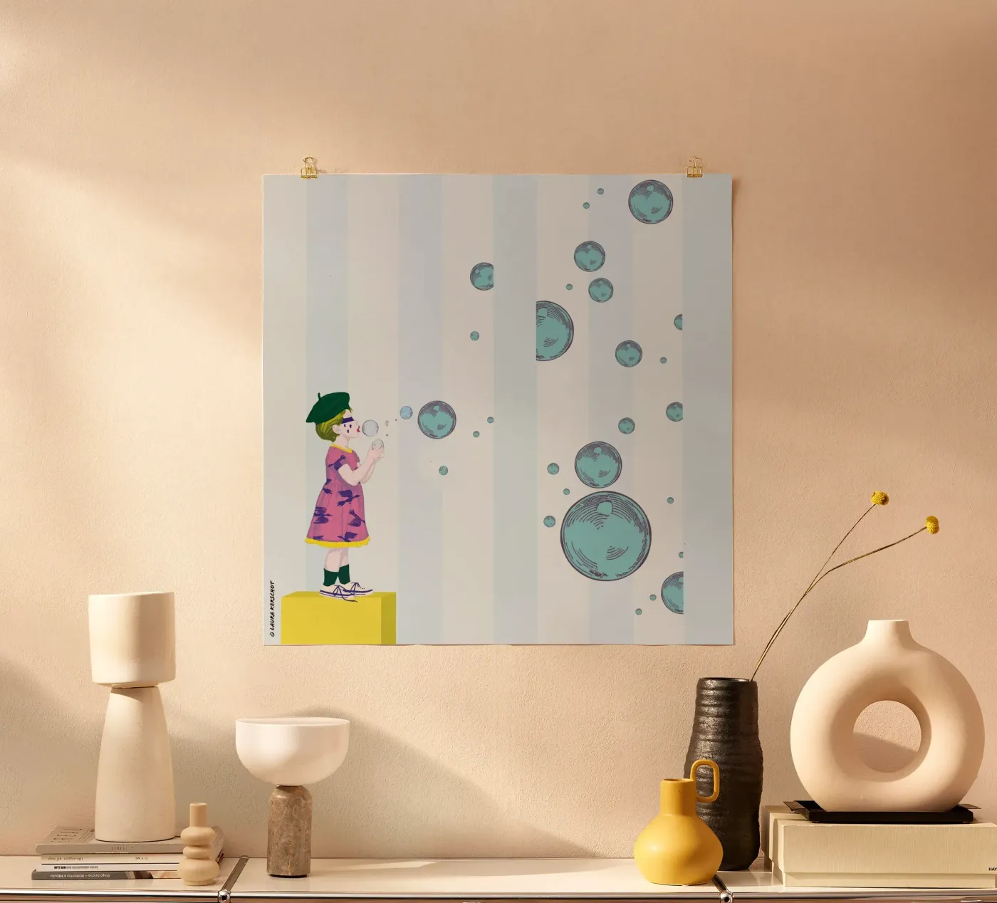 Bubbles Poster von LauraKerschot