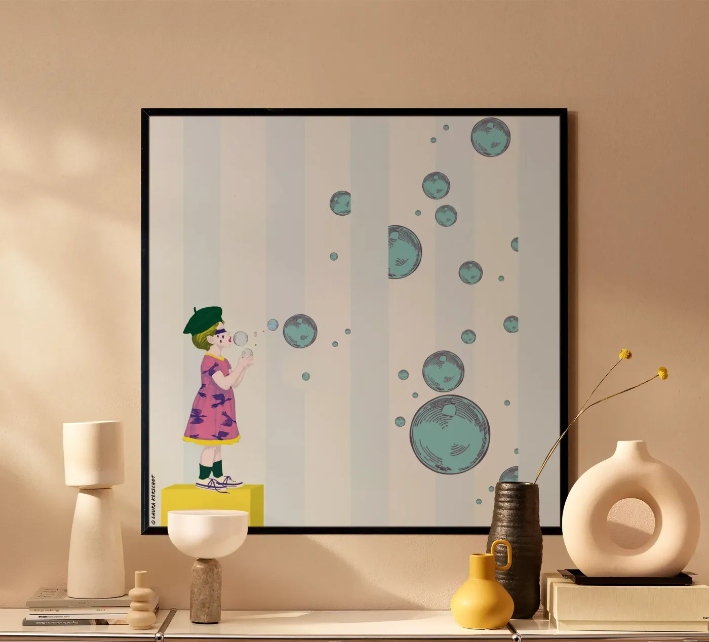 Bubbles Poster von LauraKerschot
