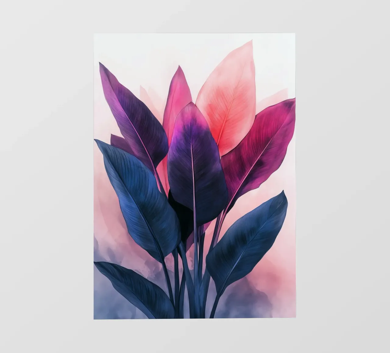 Pastel banana leaves telo in pvc da Justyna Jaszke JBJart