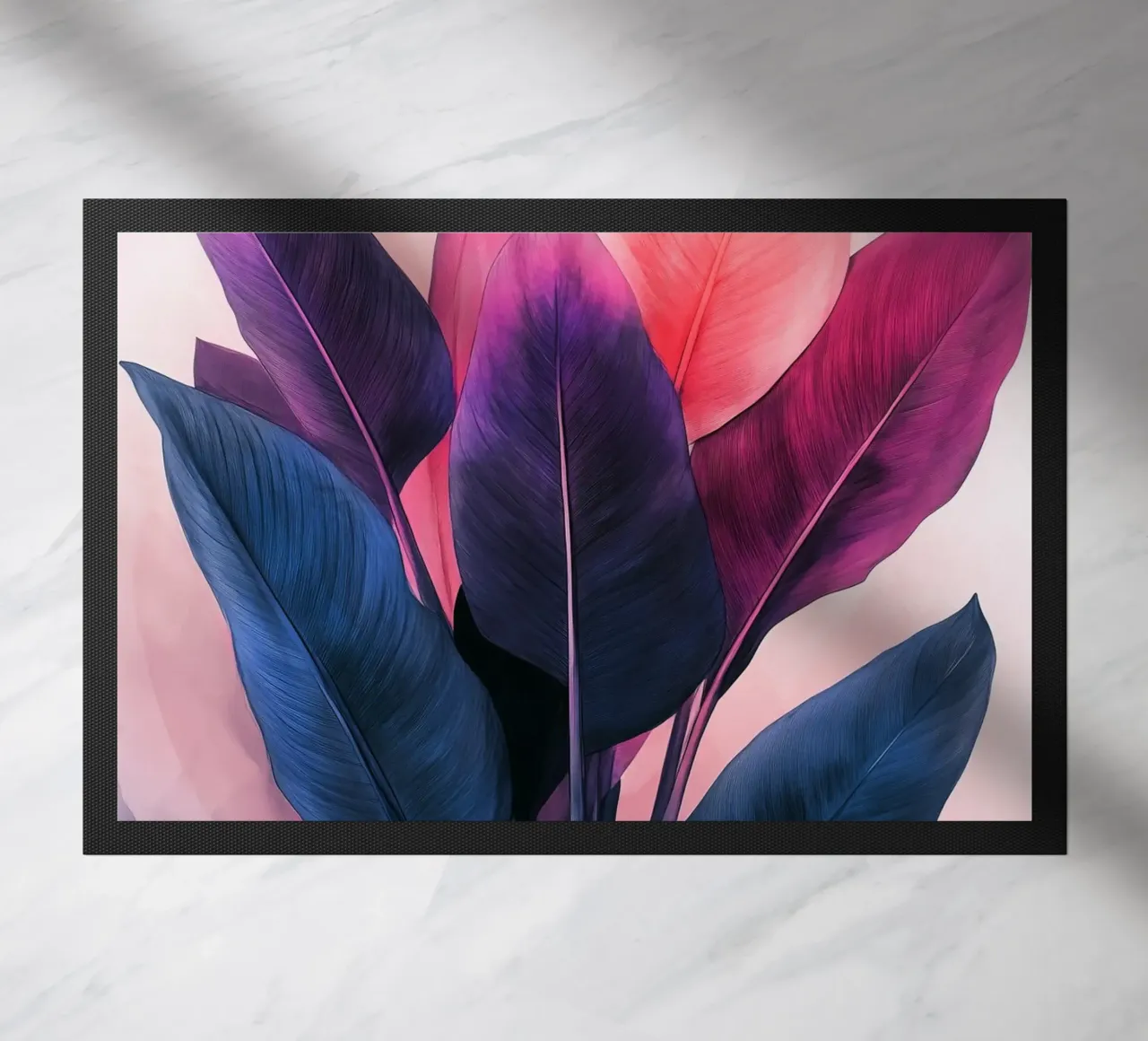 Pastel banana leaves zerbino da Justyna Jaszke JBJart