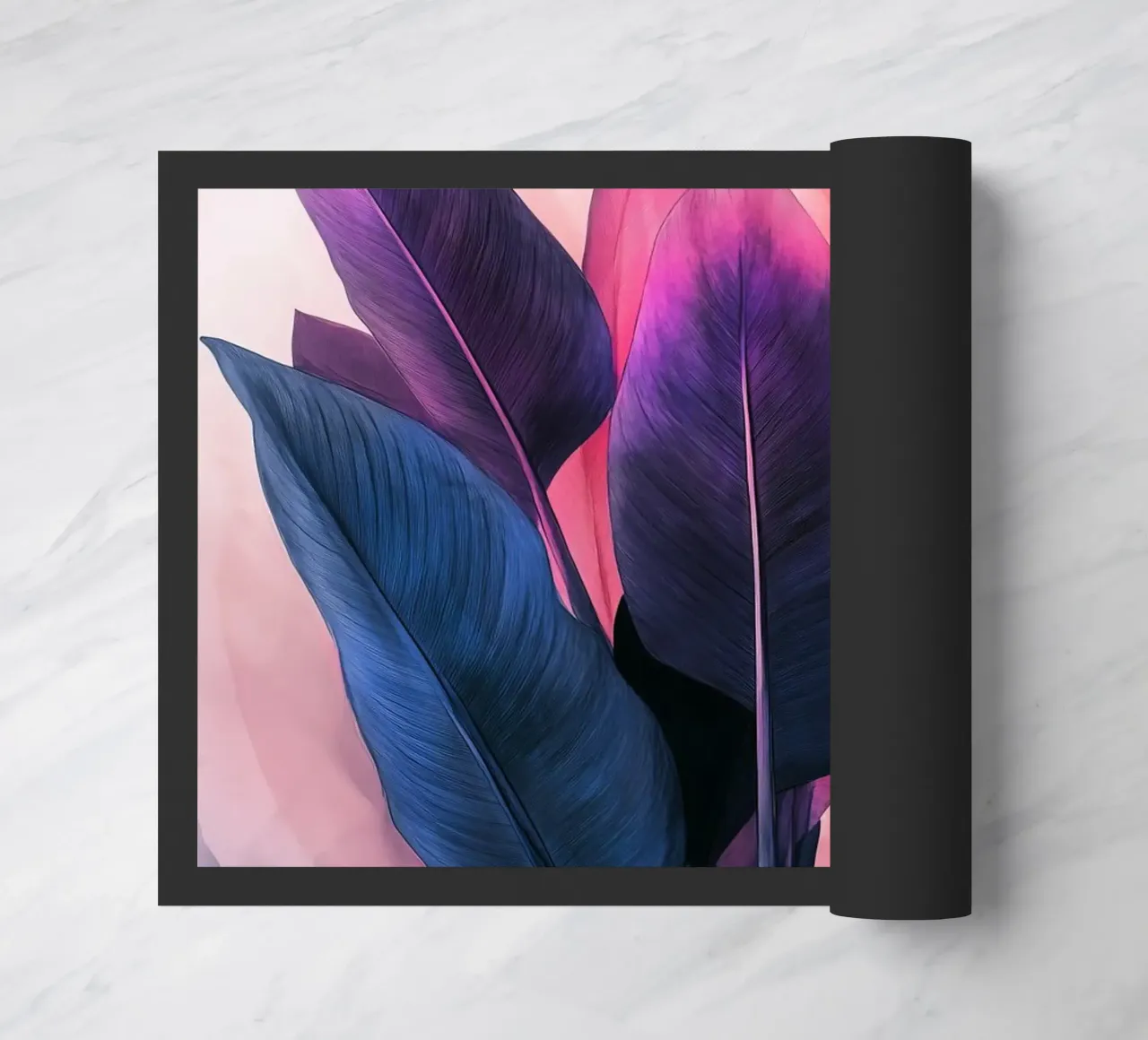 Pastel banana leaves zerbino da Justyna Jaszke JBJart