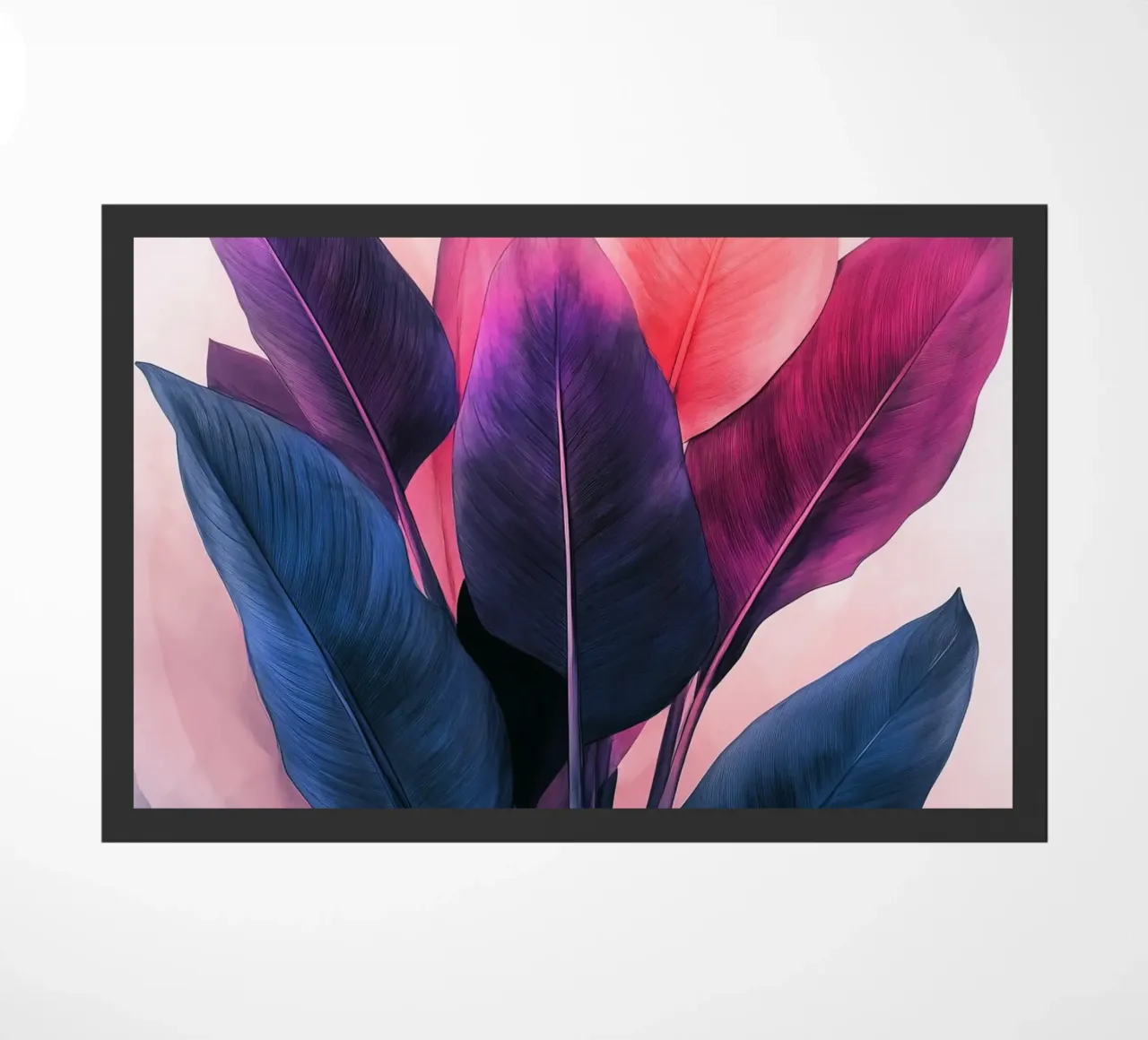 Pastel banana leaves zerbino da Justyna Jaszke JBJart