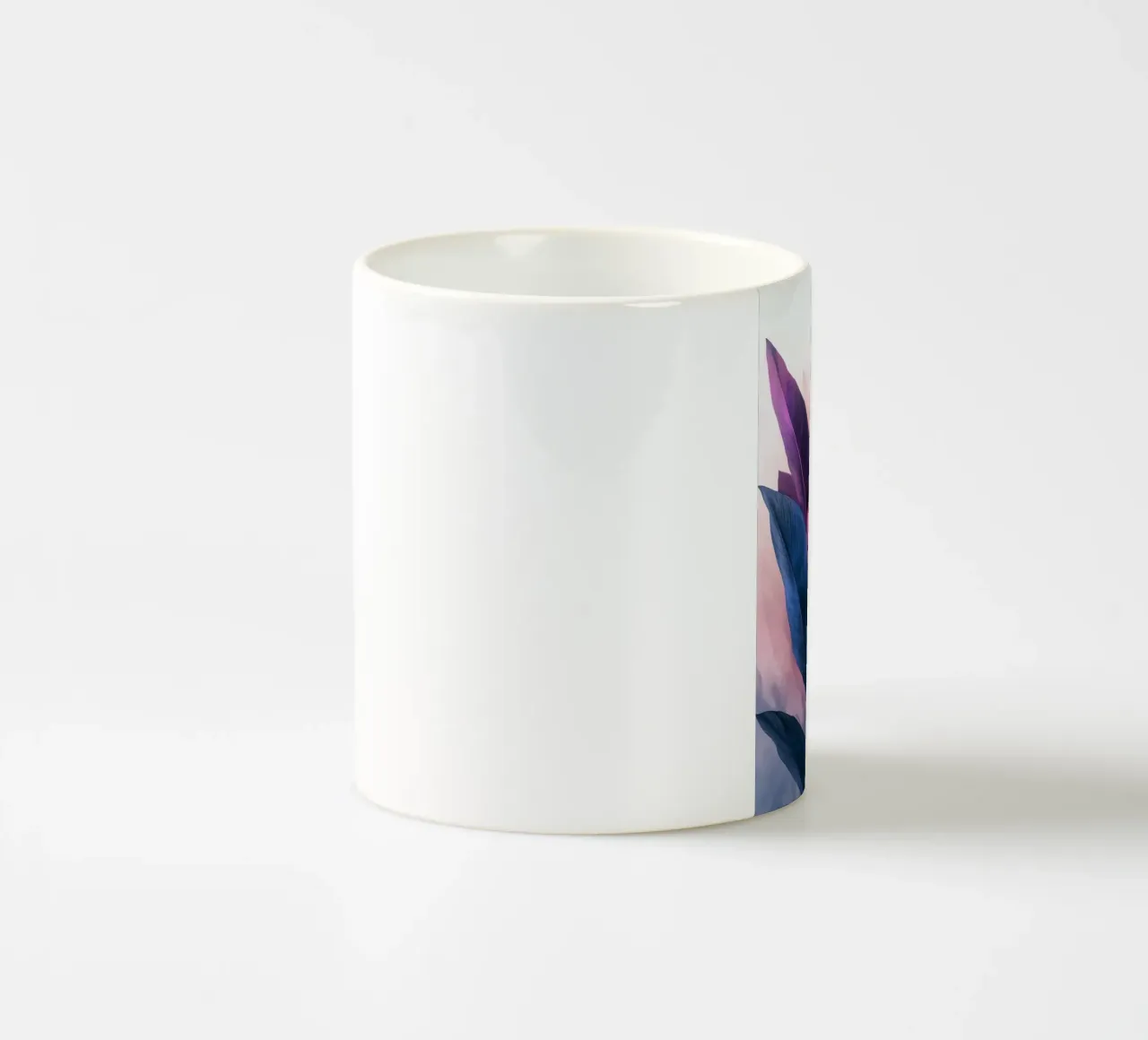 Pastel banana leaves tazza in ceramica da Justyna Jaszke JBJart