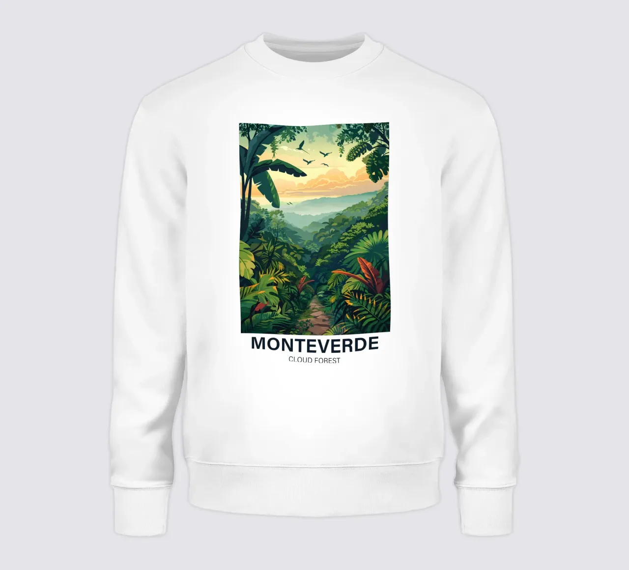Foresta nuvolosa di Monteverde felpa da Wanderlust Vibes