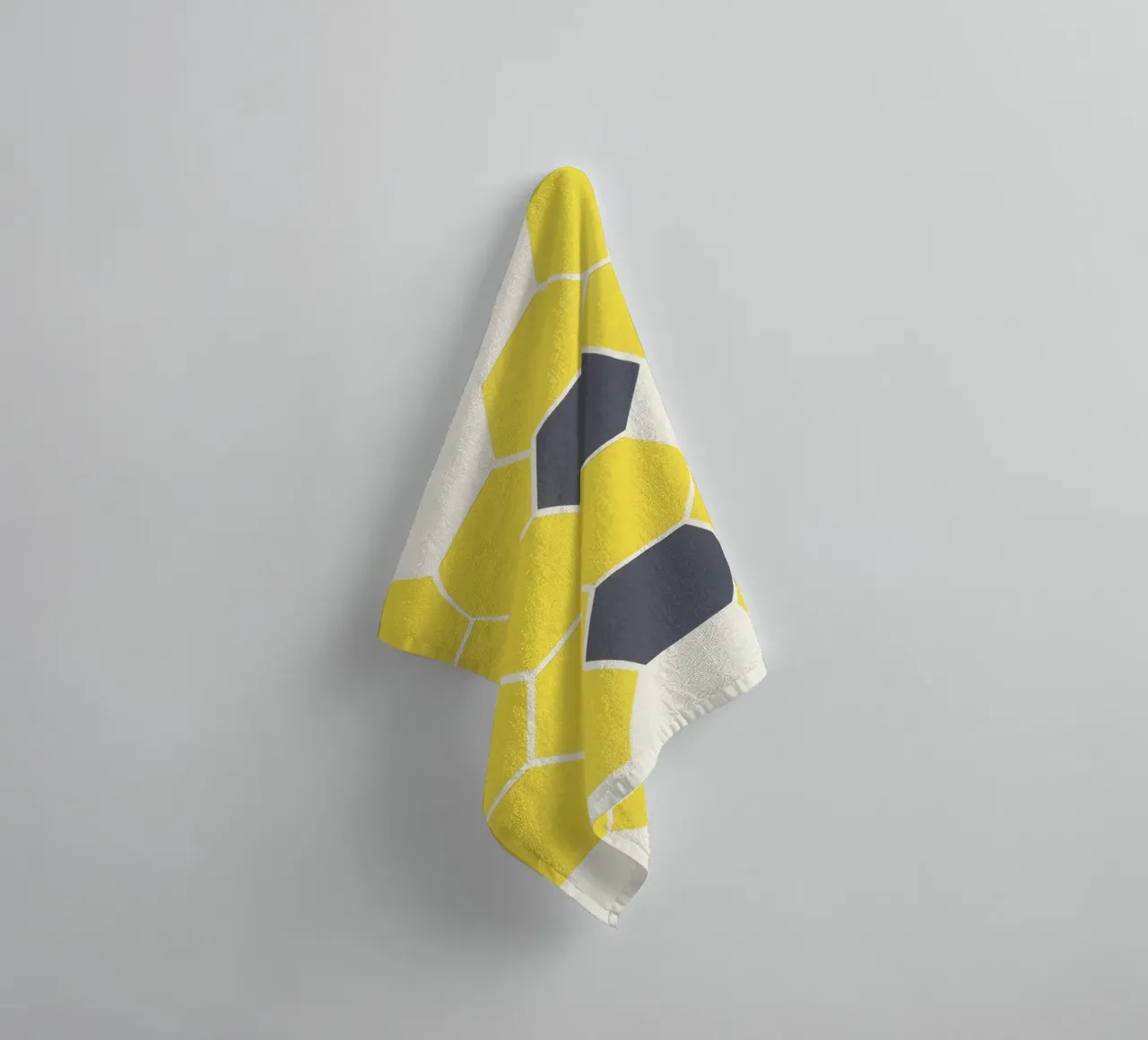 Nid d'abeilles jaune serviette de bain de Cassia Beck Collage