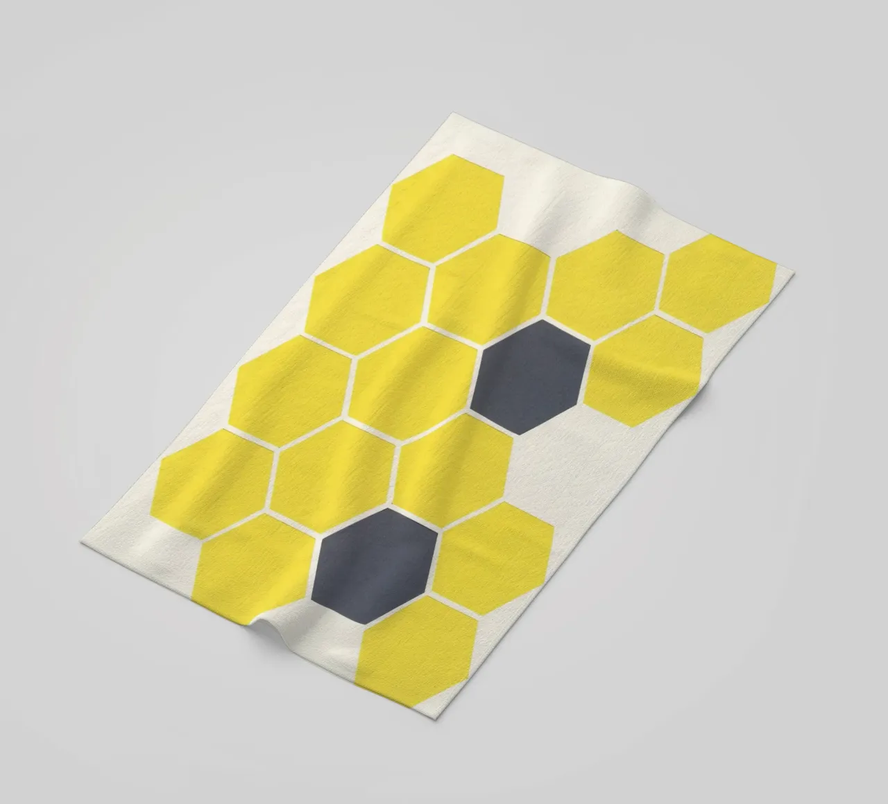 Nido d'ape giallo telo mare da Cassia Beck Collage