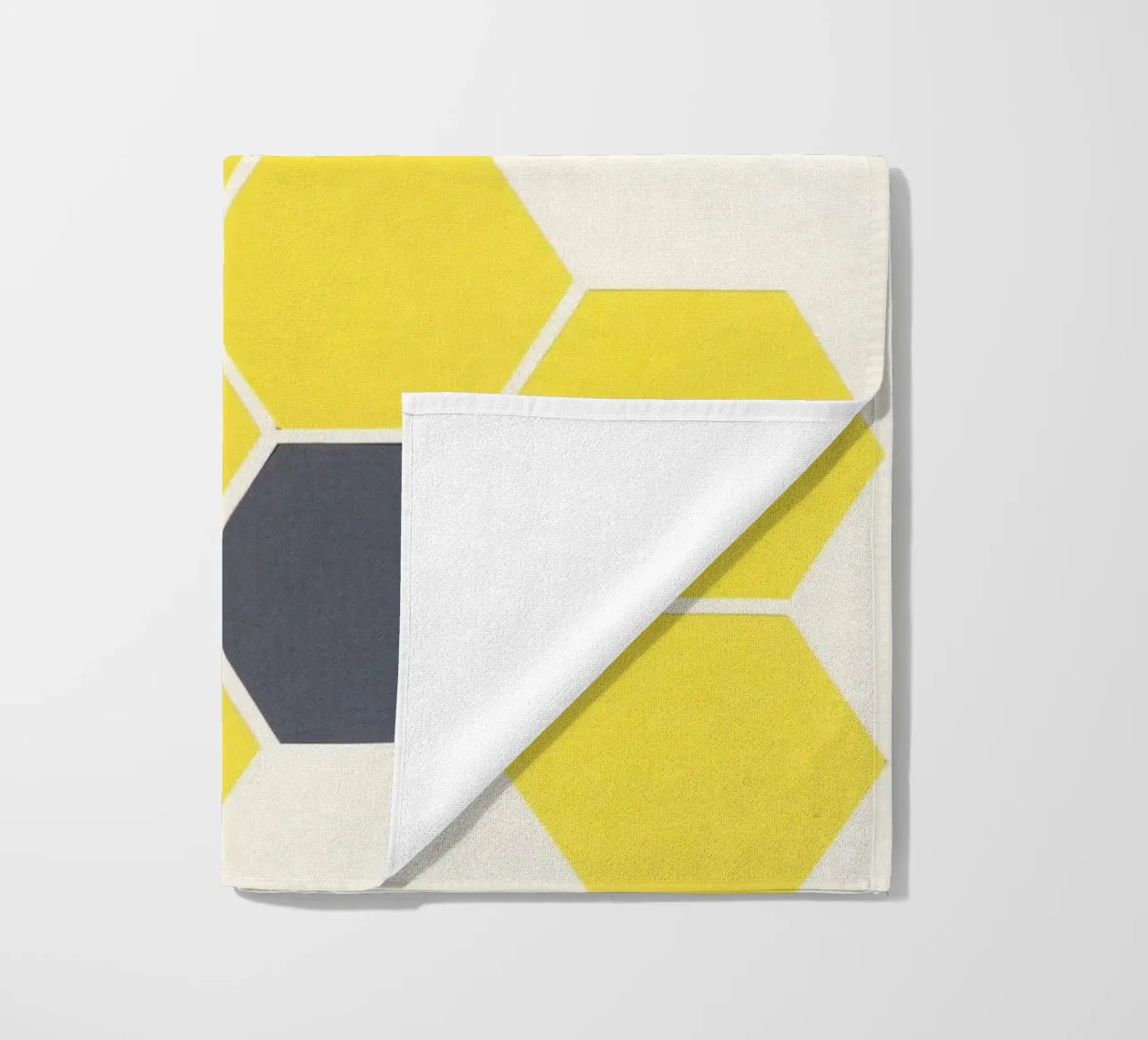 Nido d'ape giallo telo mare da Cassia Beck Collage