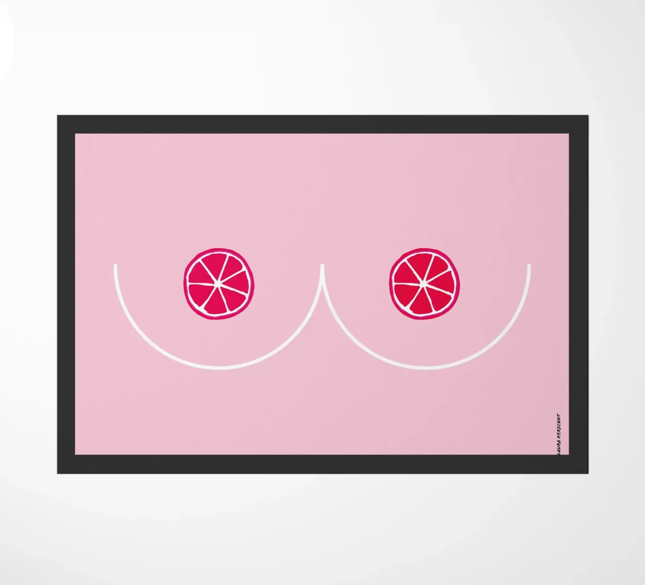 JuicyBoobs doormat by LauraKerschot