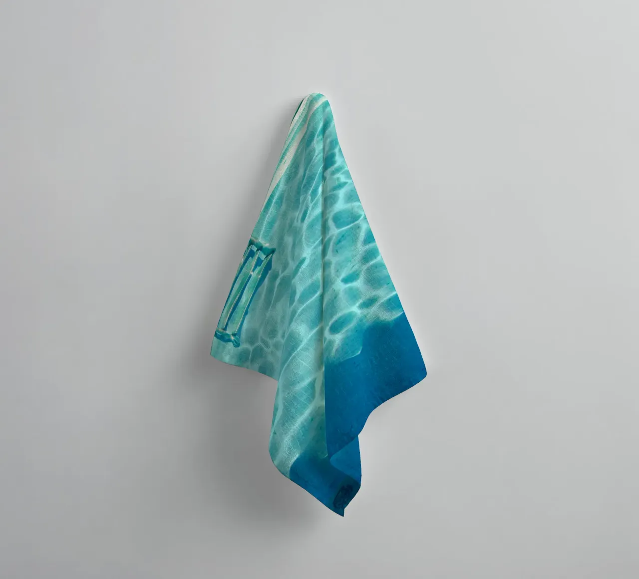 Swimming Pool IX towel by Cassia Beck Photography
