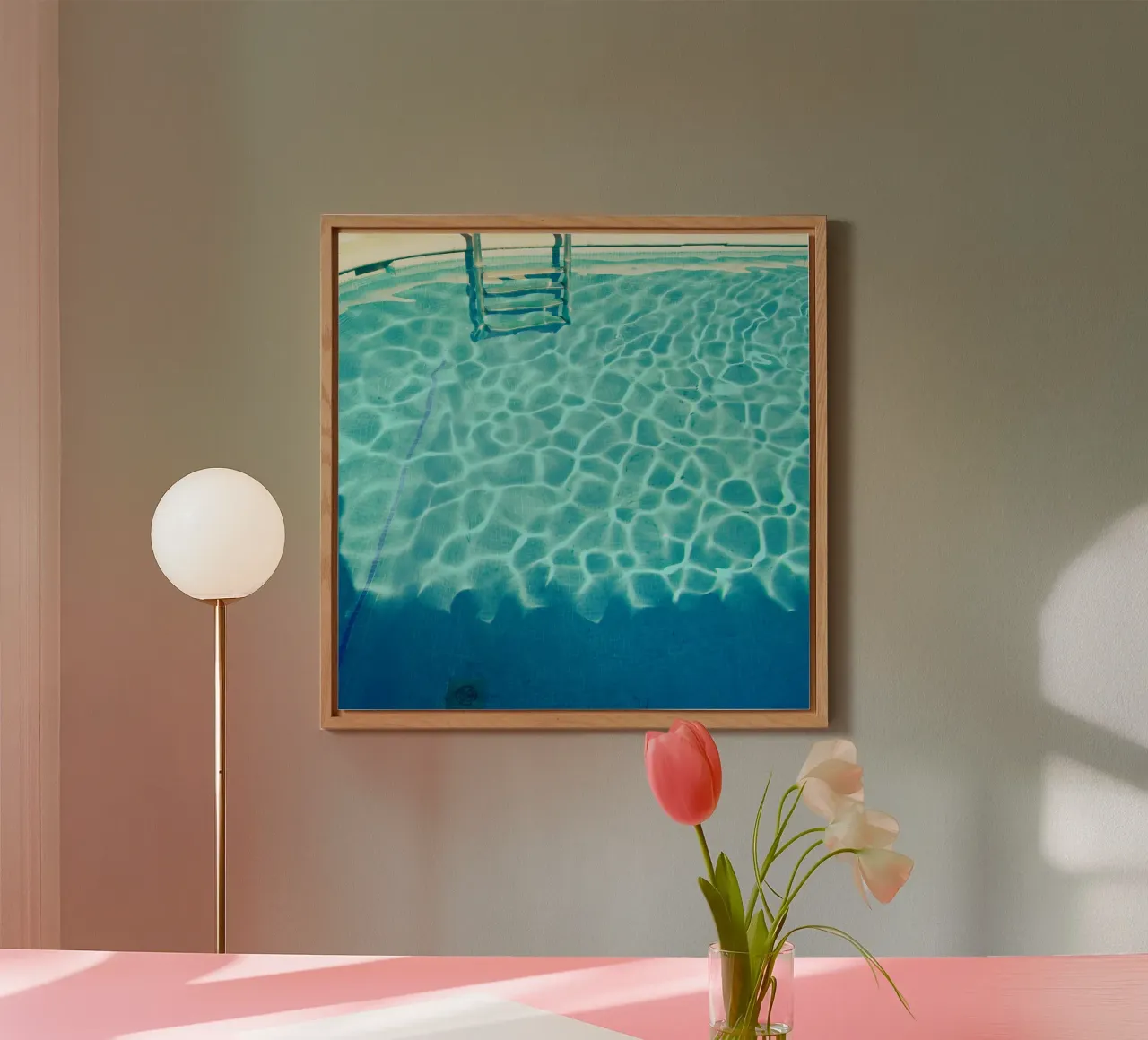 Swimming Pool IX alu-dibond by Cassia Beck Photography