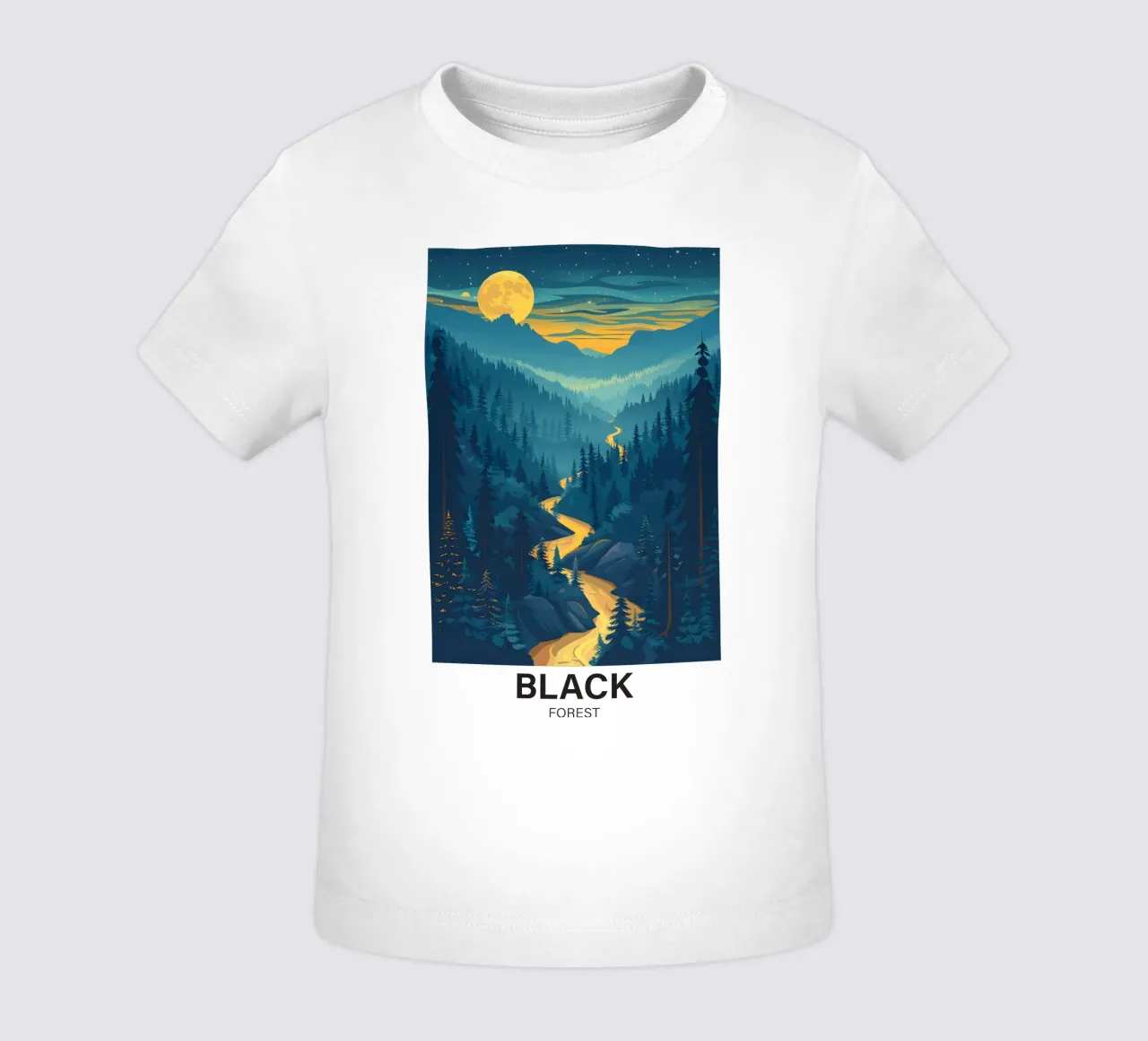 Foresta Nera maglietta neonato da Wanderlust Vibes