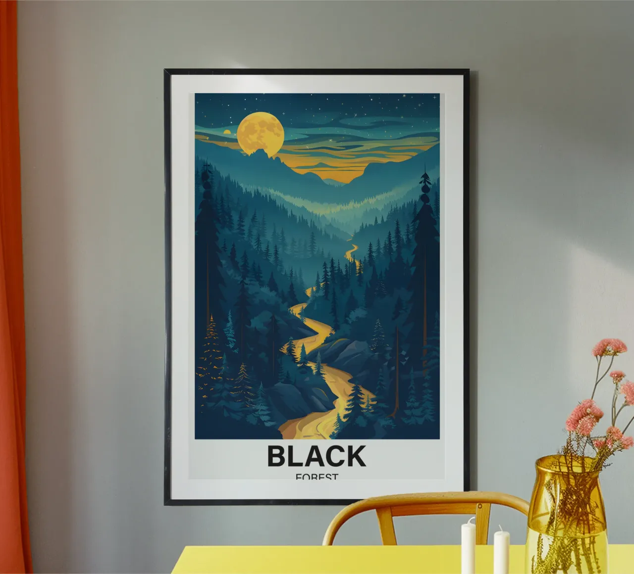 Foresta Nera poster da Wanderlust Vibes