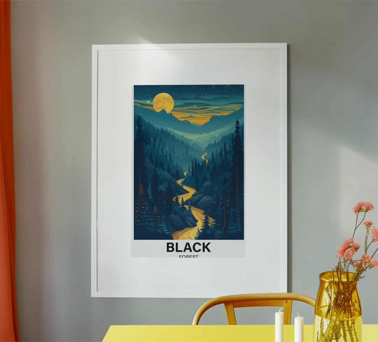 Foresta Nera poster da Wanderlust Vibes