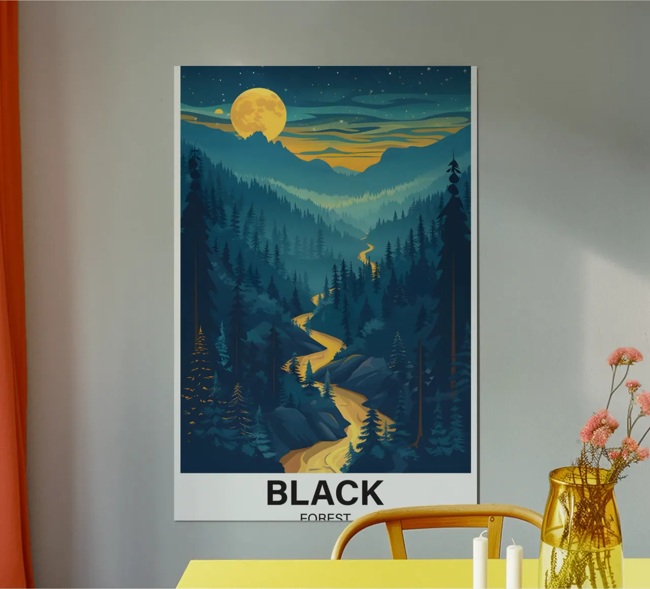 Foresta Nera poster da Wanderlust Vibes