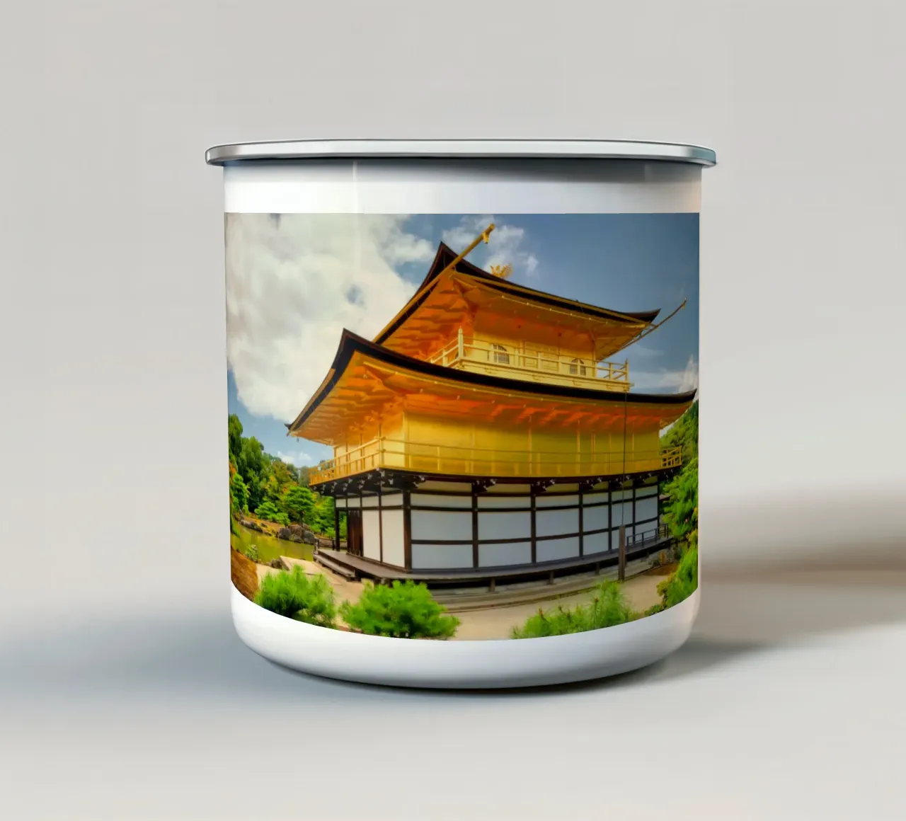 Kinkaku-ji Giappone tazza in smalto da thetraveller