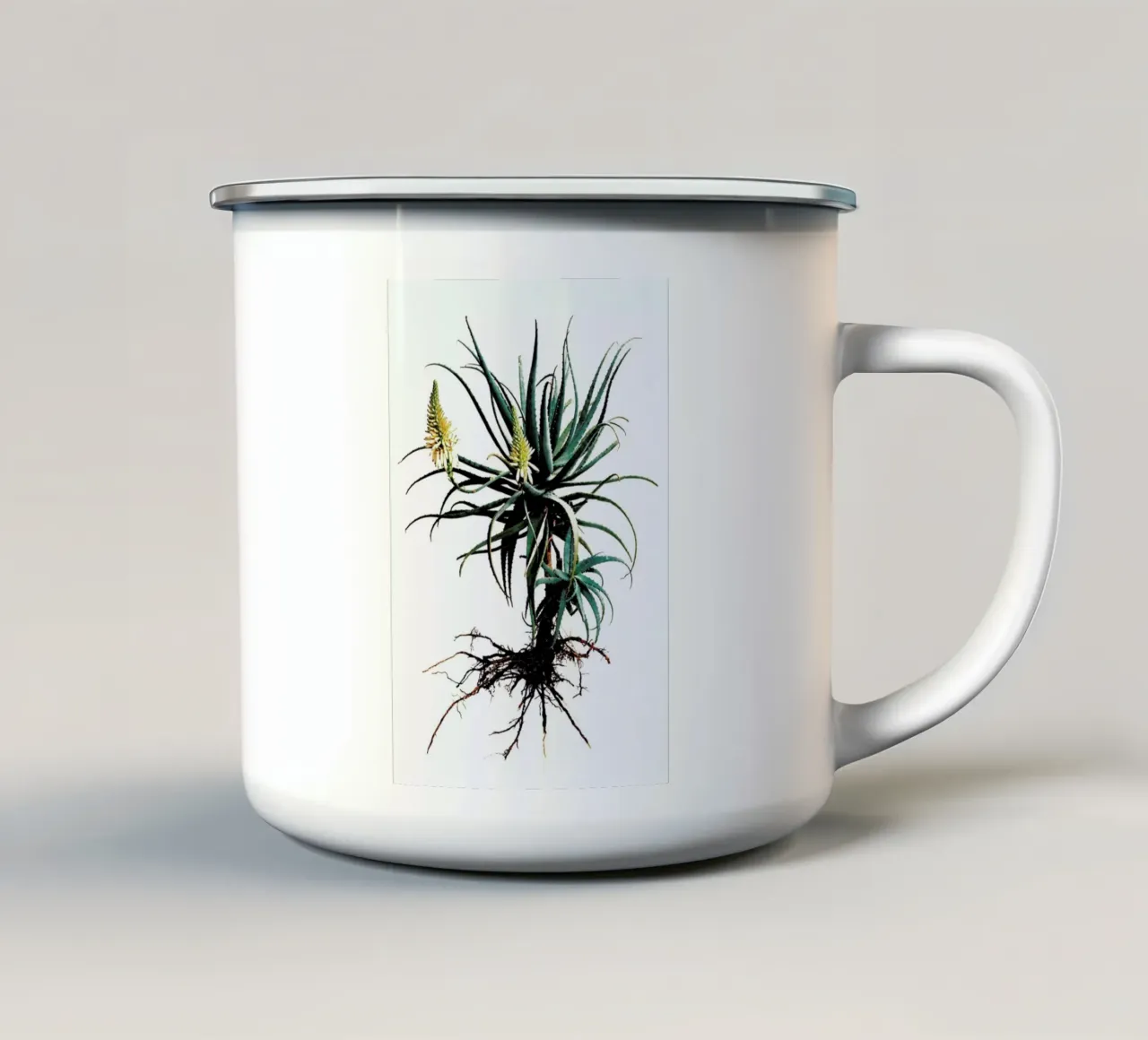 Classic Botanical Whole Plant 01 tazza in smalto da Shot By Clint