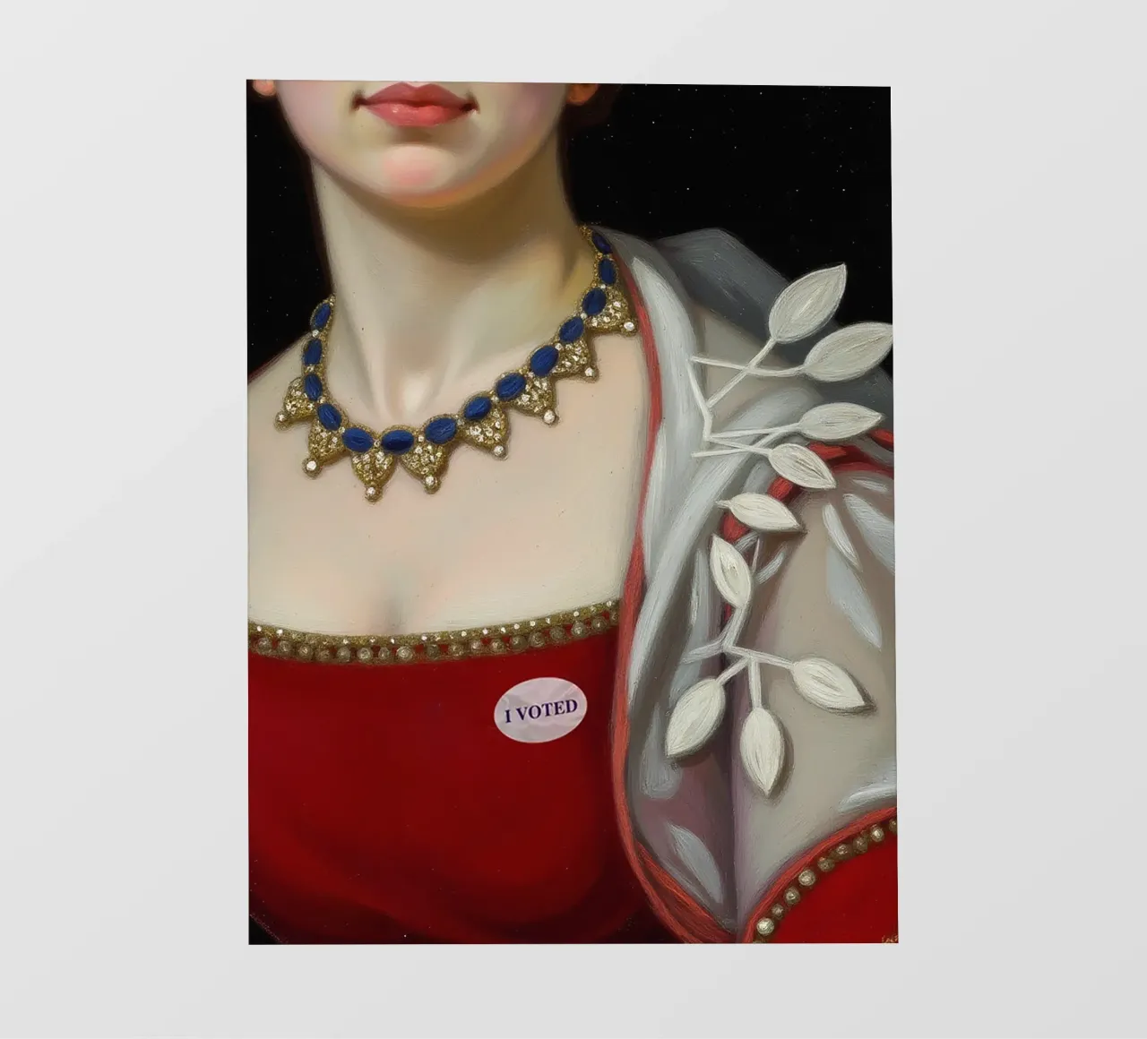 I Voted as Countess pellicola backlit da Attaboy Dsgn
