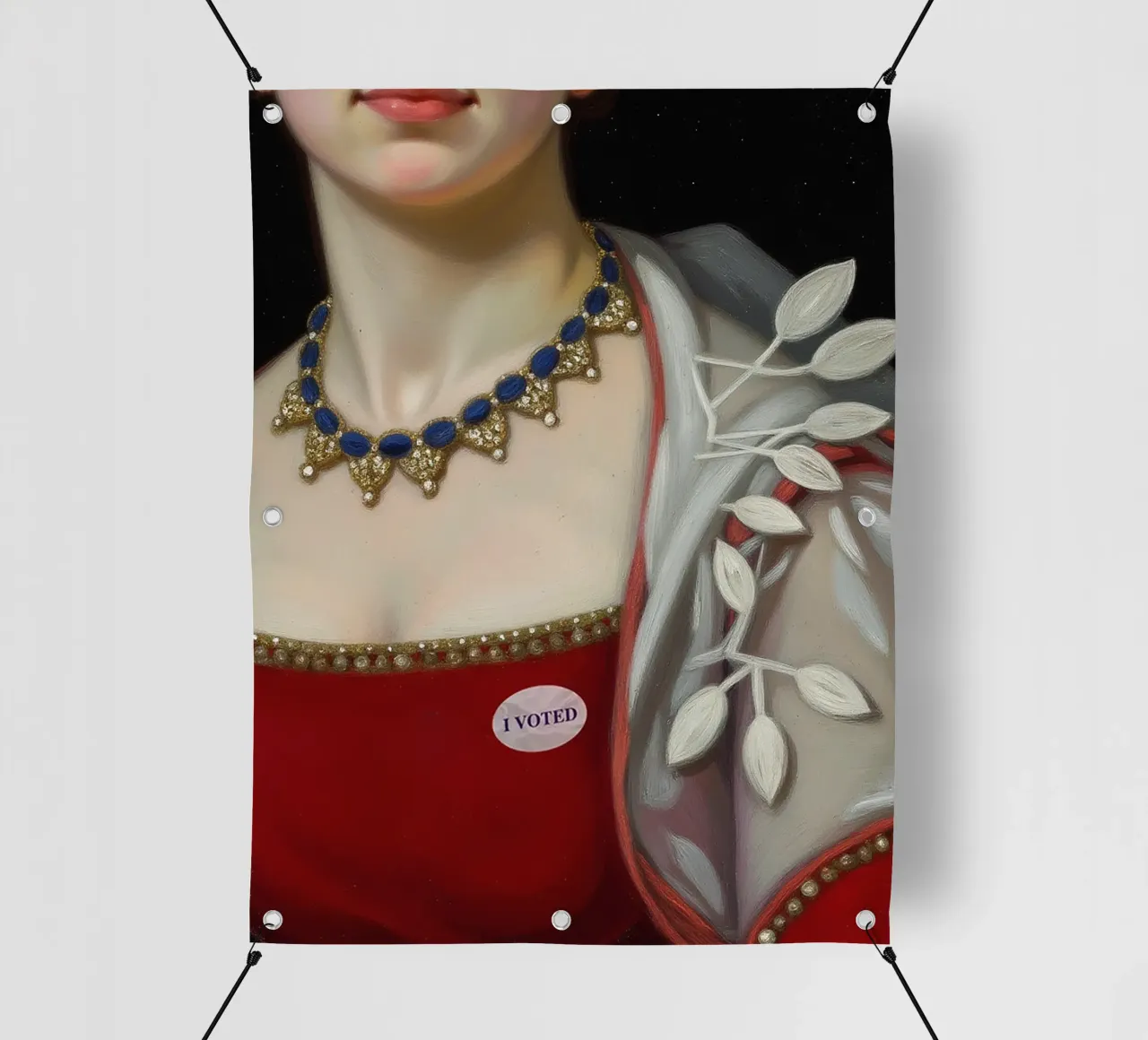 I Voted as Countess telo in pvc da Attaboy Dsgn