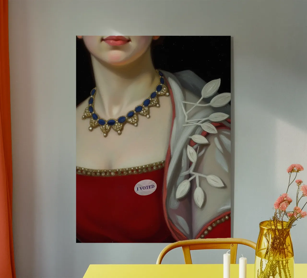 I Voted as Countess plexiglass da Attaboy Dsgn