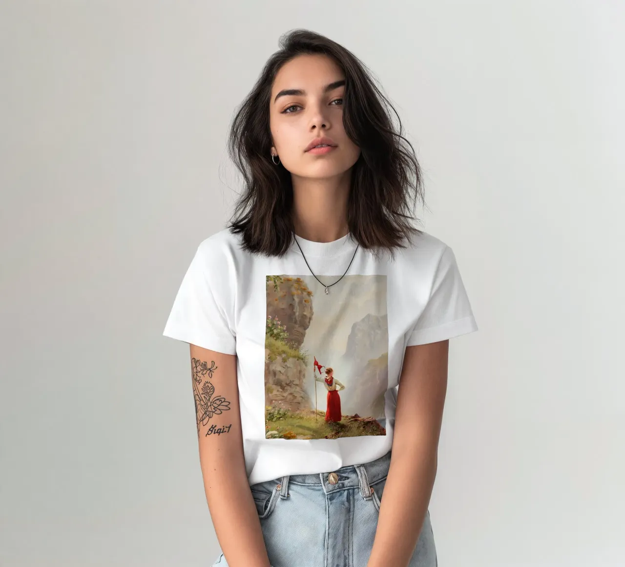 No Bra, No Problem t-shirt da Attaboy Dsgn