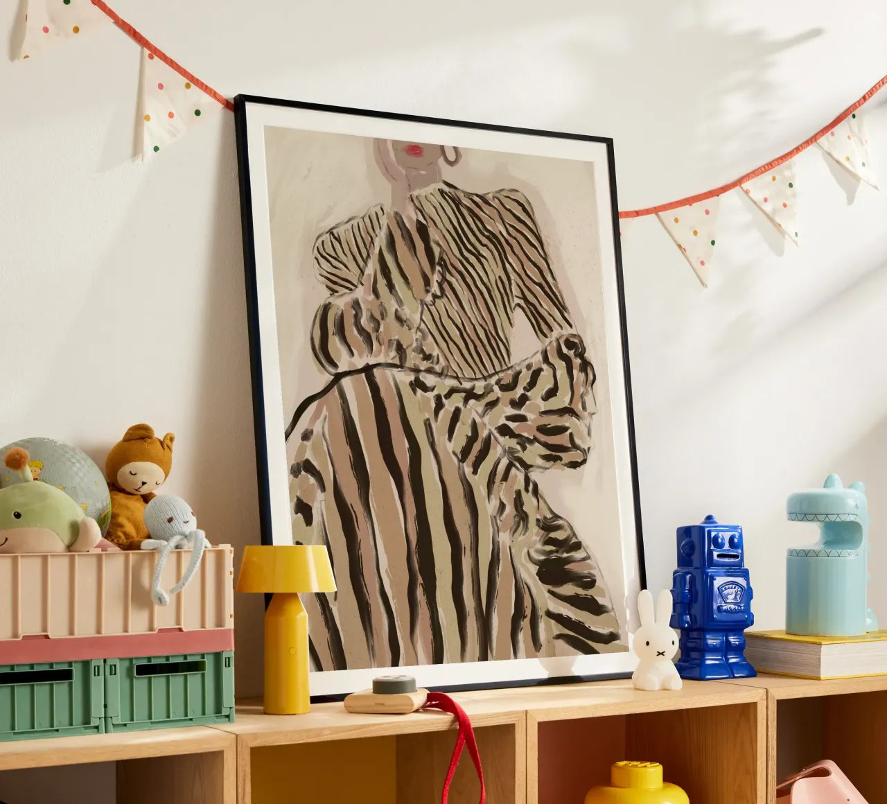 Chic Pause poster con telaio in plastica da treechild