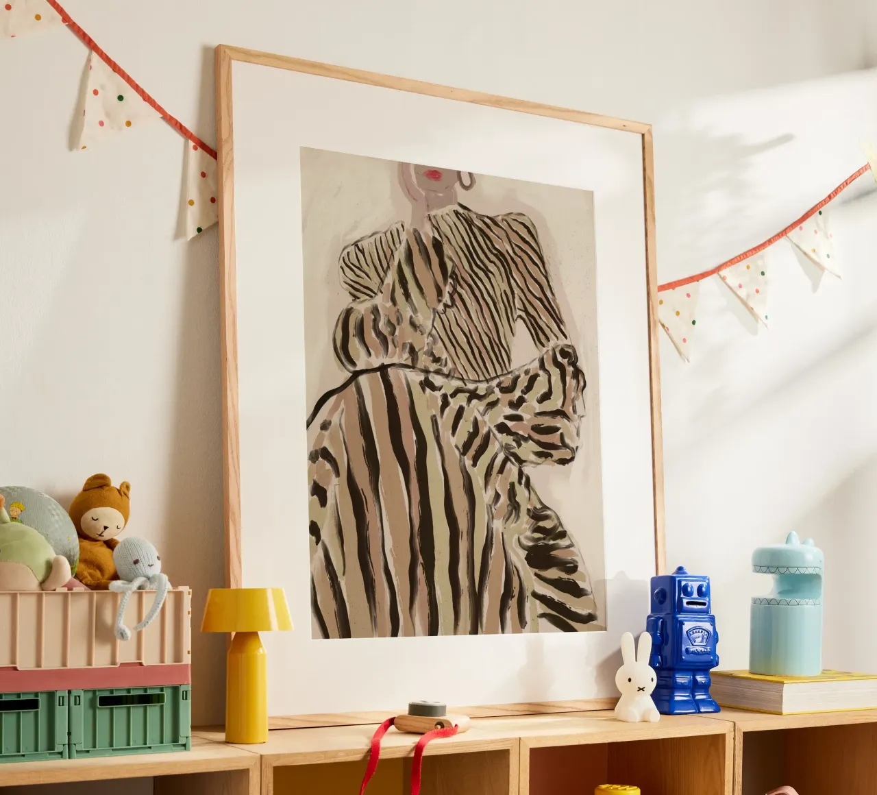 Chic Pause poster con telaio in plastica da treechild