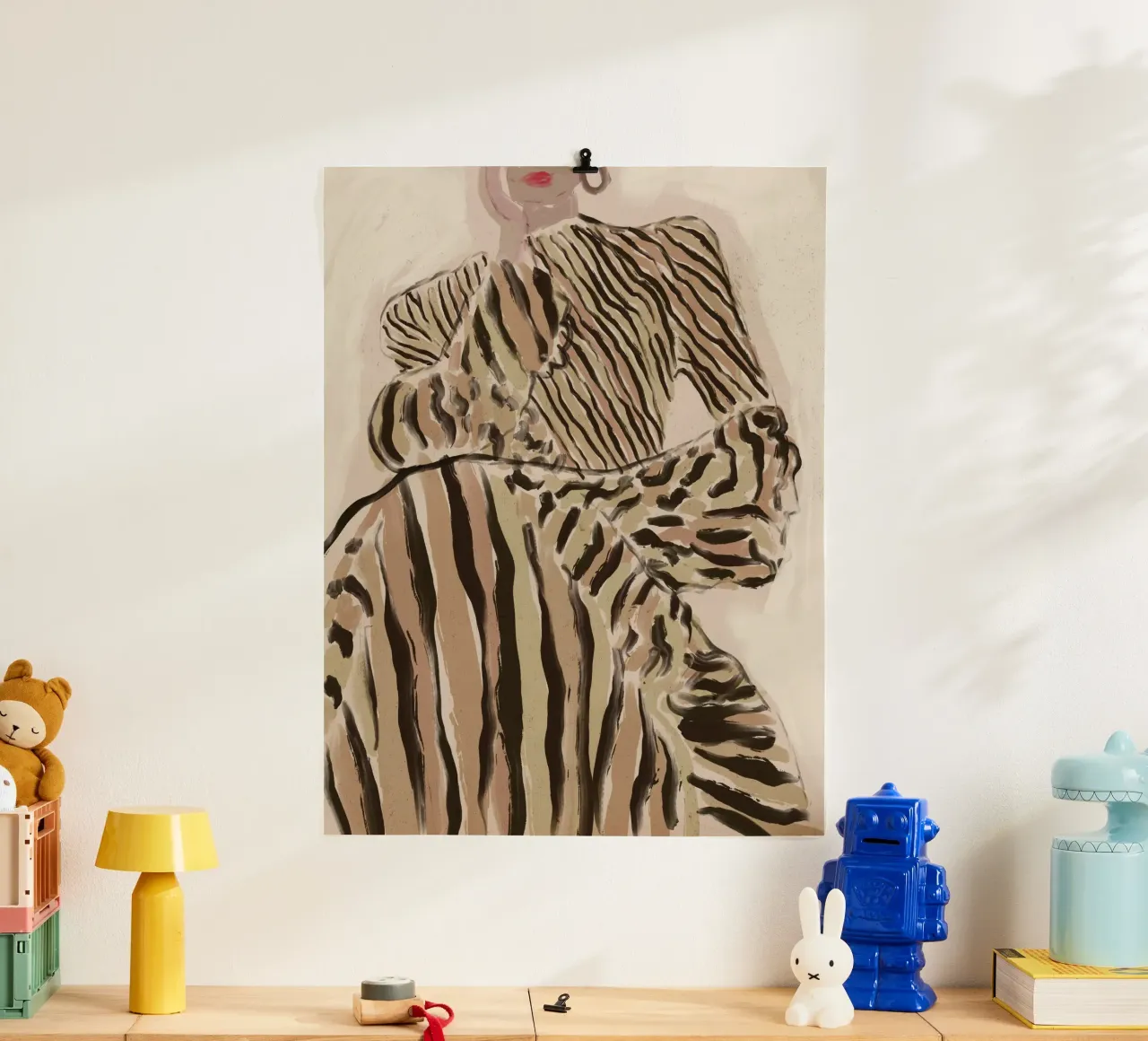 Chic Pause poster con telaio in plastica da treechild