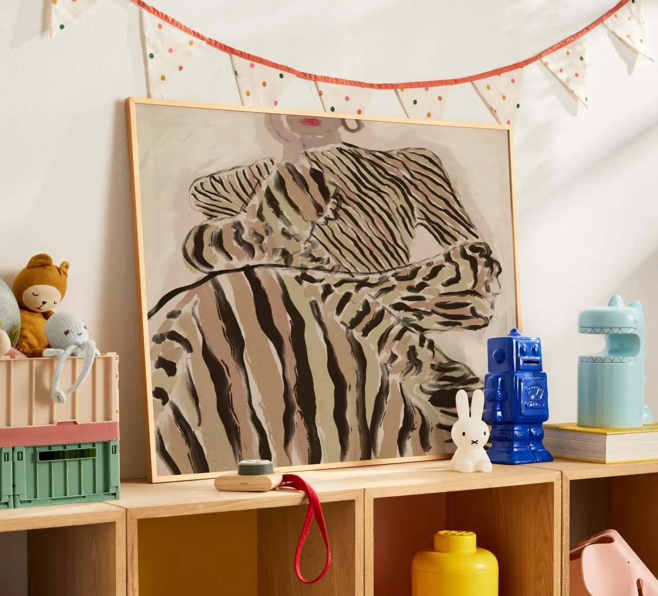 Chic Pause poster con telaio in plastica da treechild