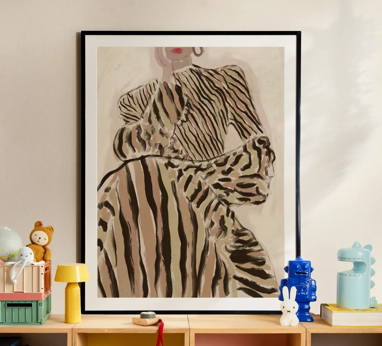 Chic Pause poster con telaio in plastica da treechild