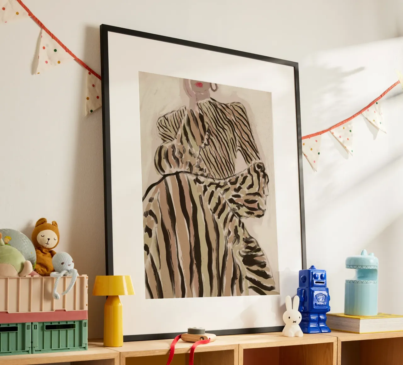 Chic Pause poster con telaio in plastica da treechild