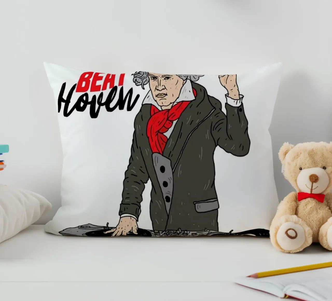 Beathoven cuscino da Nick Cocozza