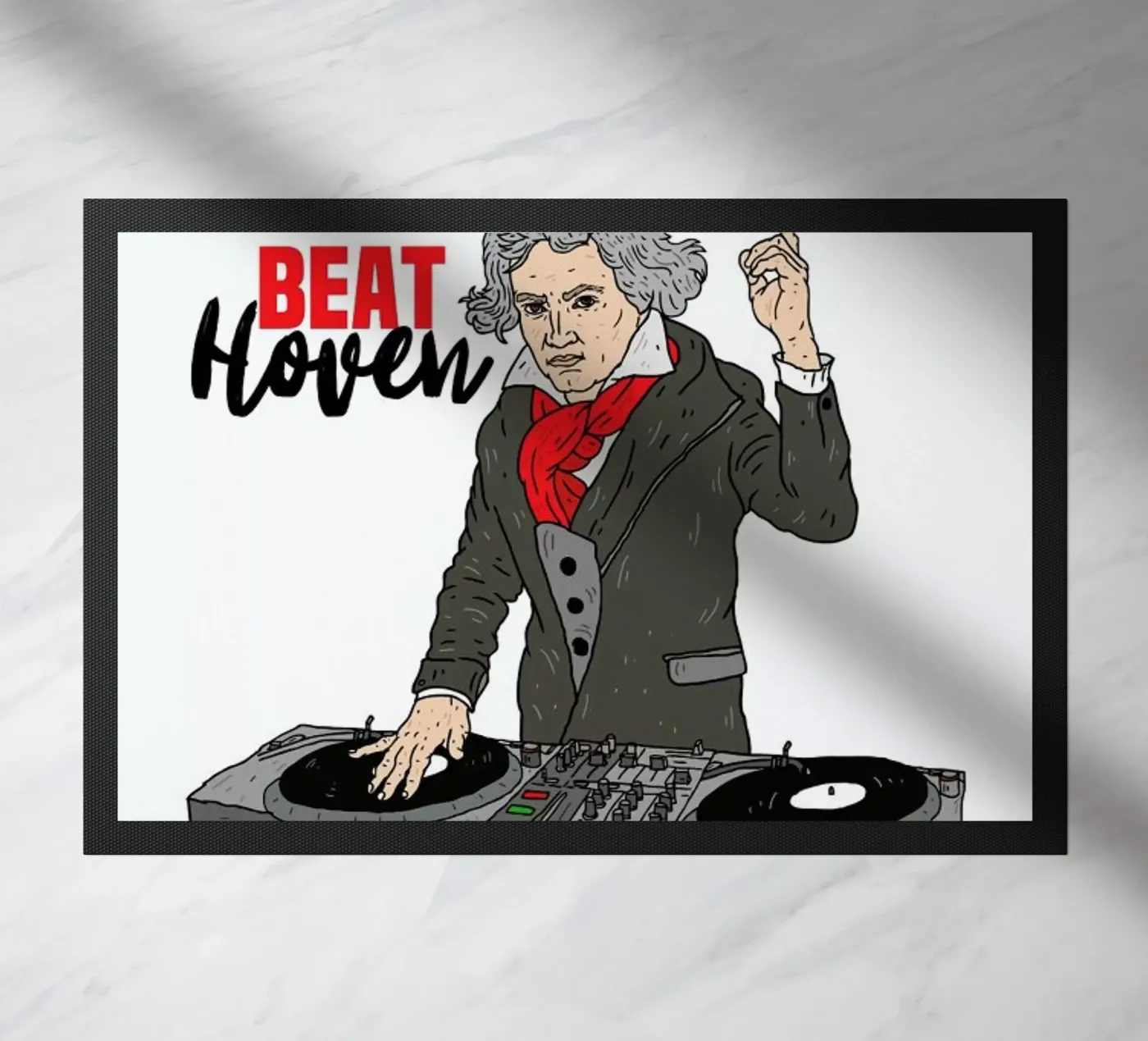 Beathoven deurmat van Nick Cocozza