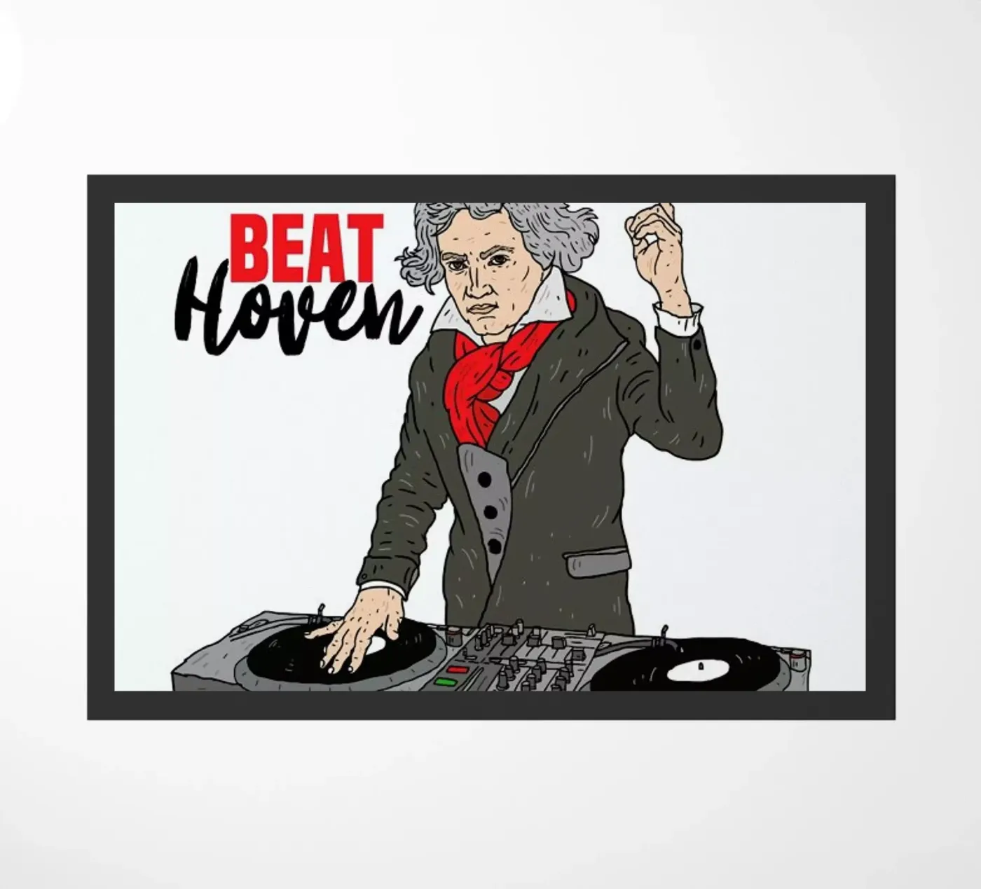 Beathoven deurmat van Nick Cocozza