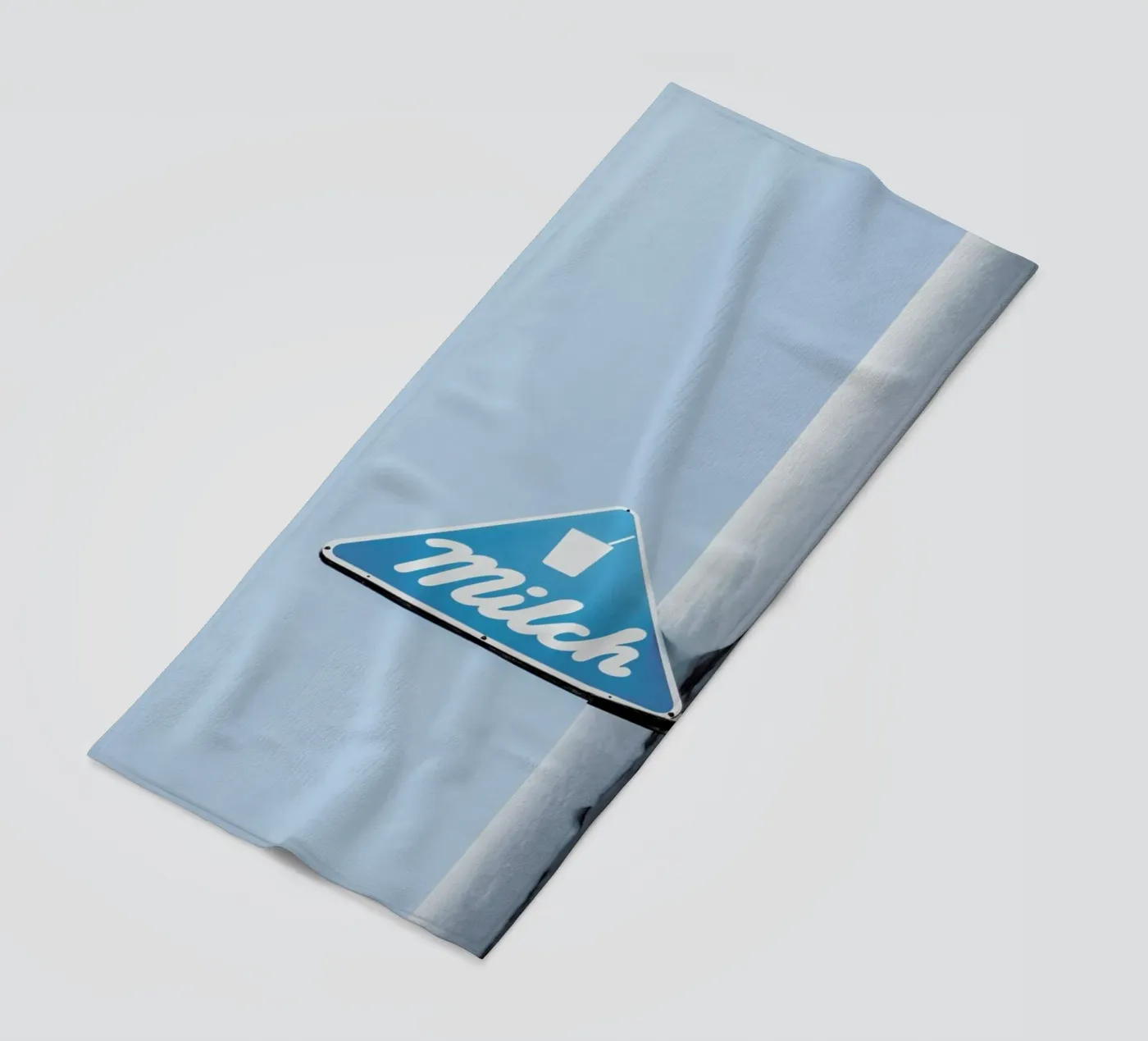 Milch beach towel by Chris Abatzis