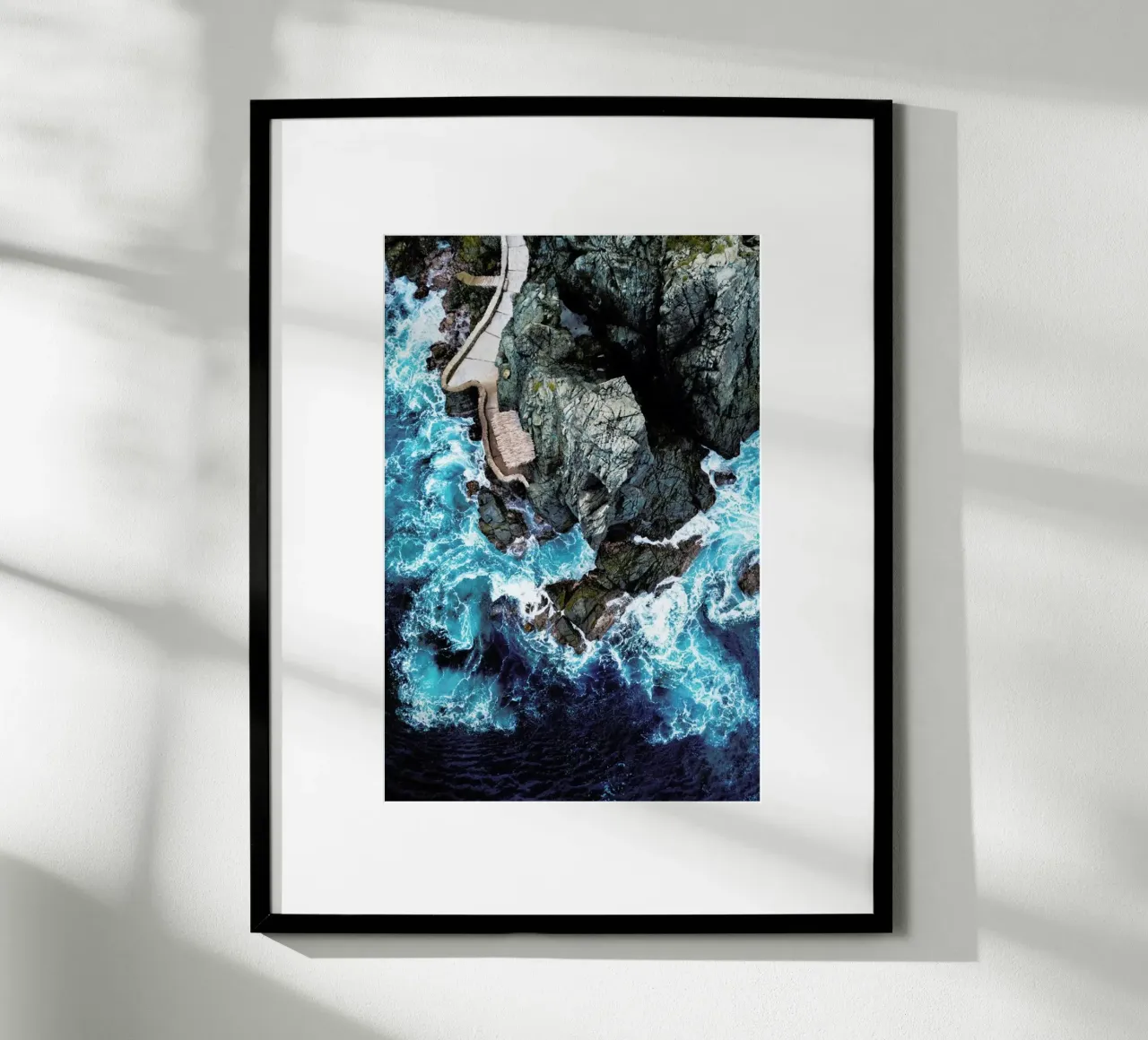 Rock House poster con telaio in alluminio da ROBERTO H