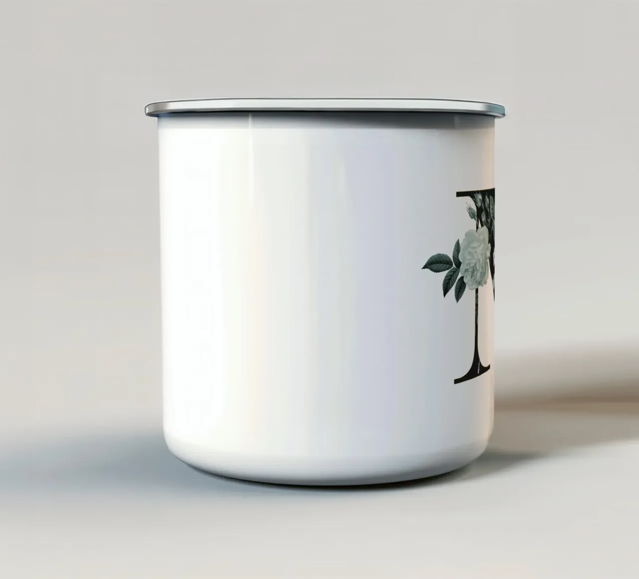 Flower Alphabet - N tazza in smalto da Froilein Juno