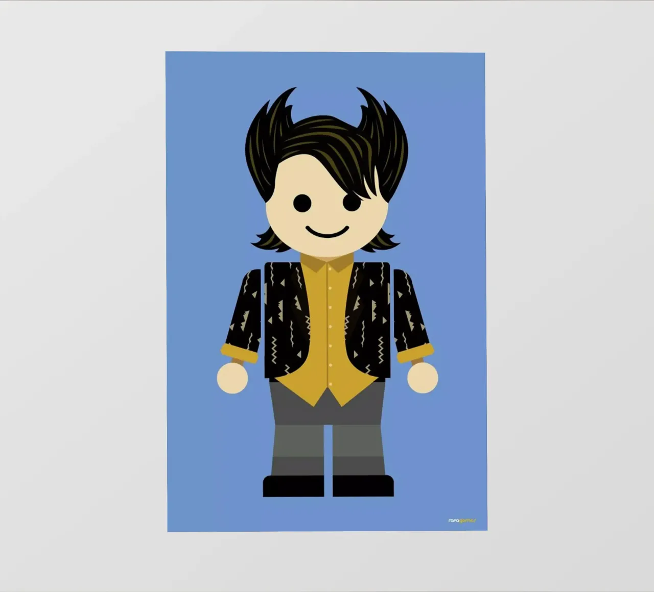 Chandler Bing Toy pellicola backlit da Rafa Gomes