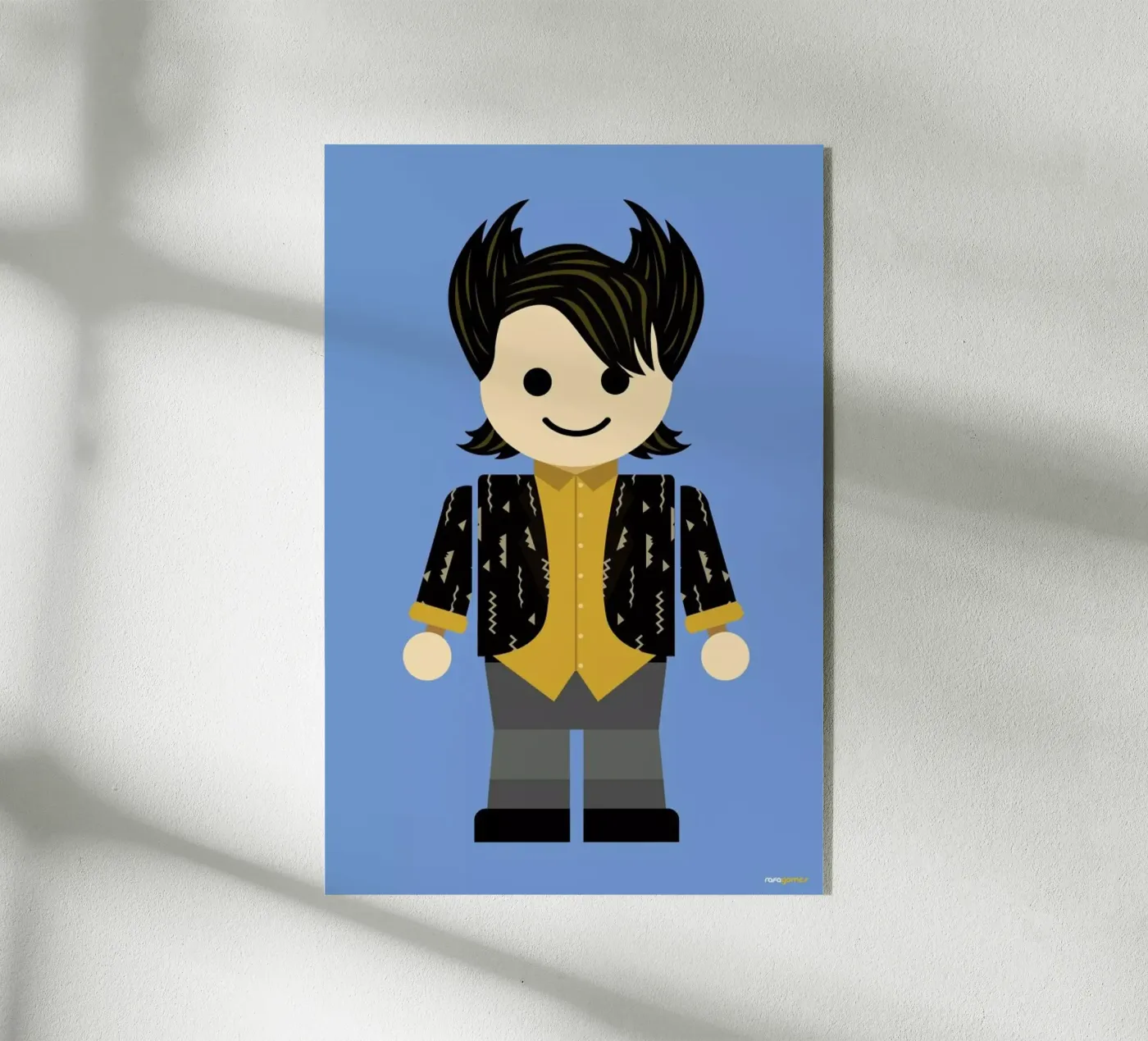 Chandler Bing Toy plexiglass da Rafa Gomes