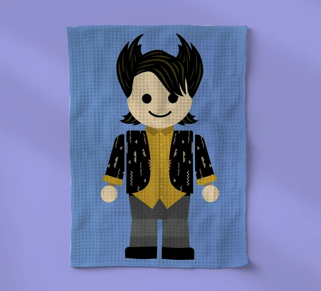 Chandler Bing Toy canovaccio da cucina da Rafa Gomes