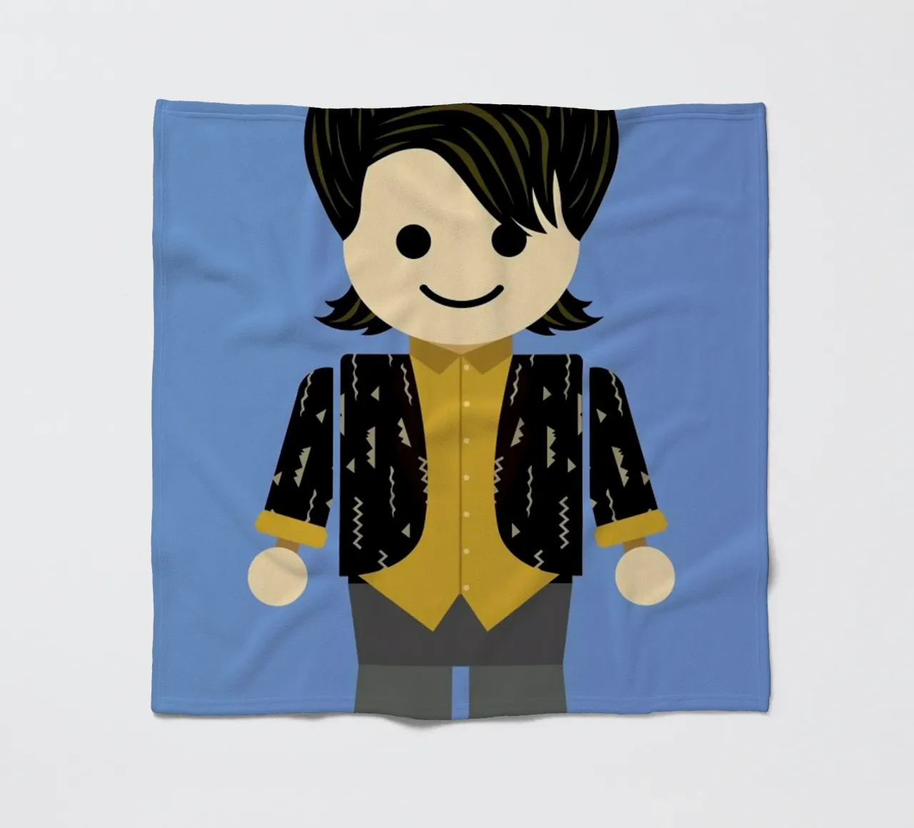 Chandler Bing Toy coperta in pile da Rafa Gomes