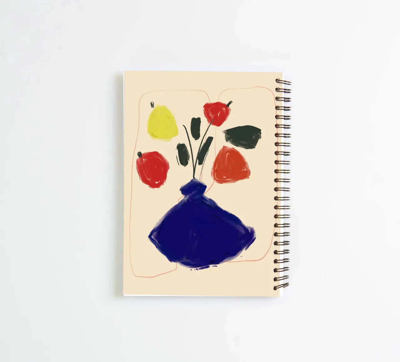 Color Bloom No 04 spiral notebook by treechild