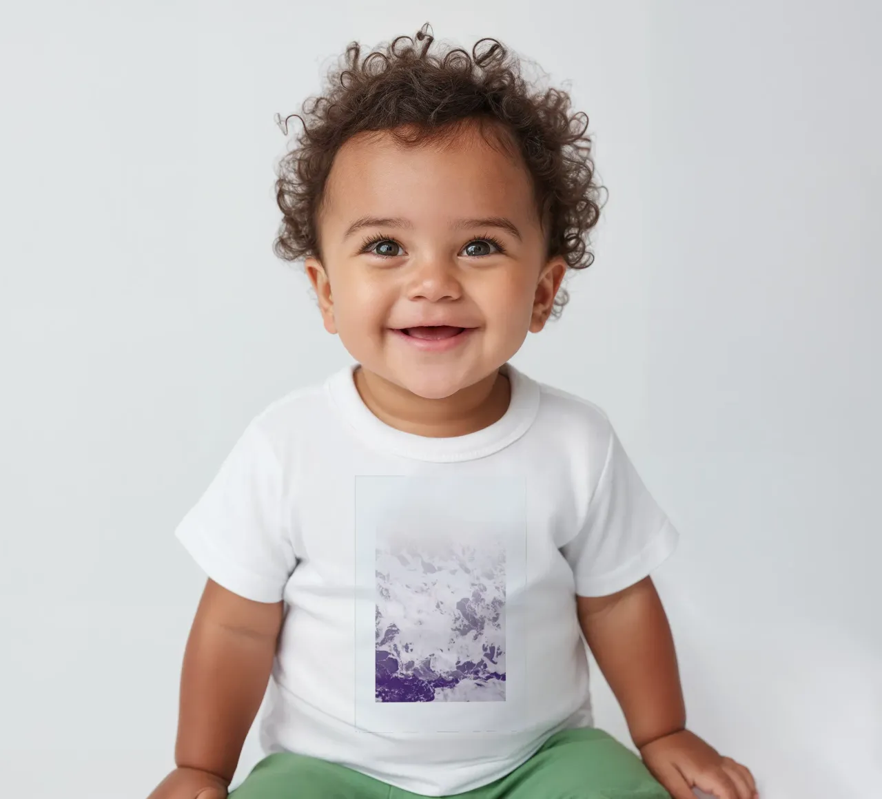 Purple Ocean maglietta neonato da Nordic Creators