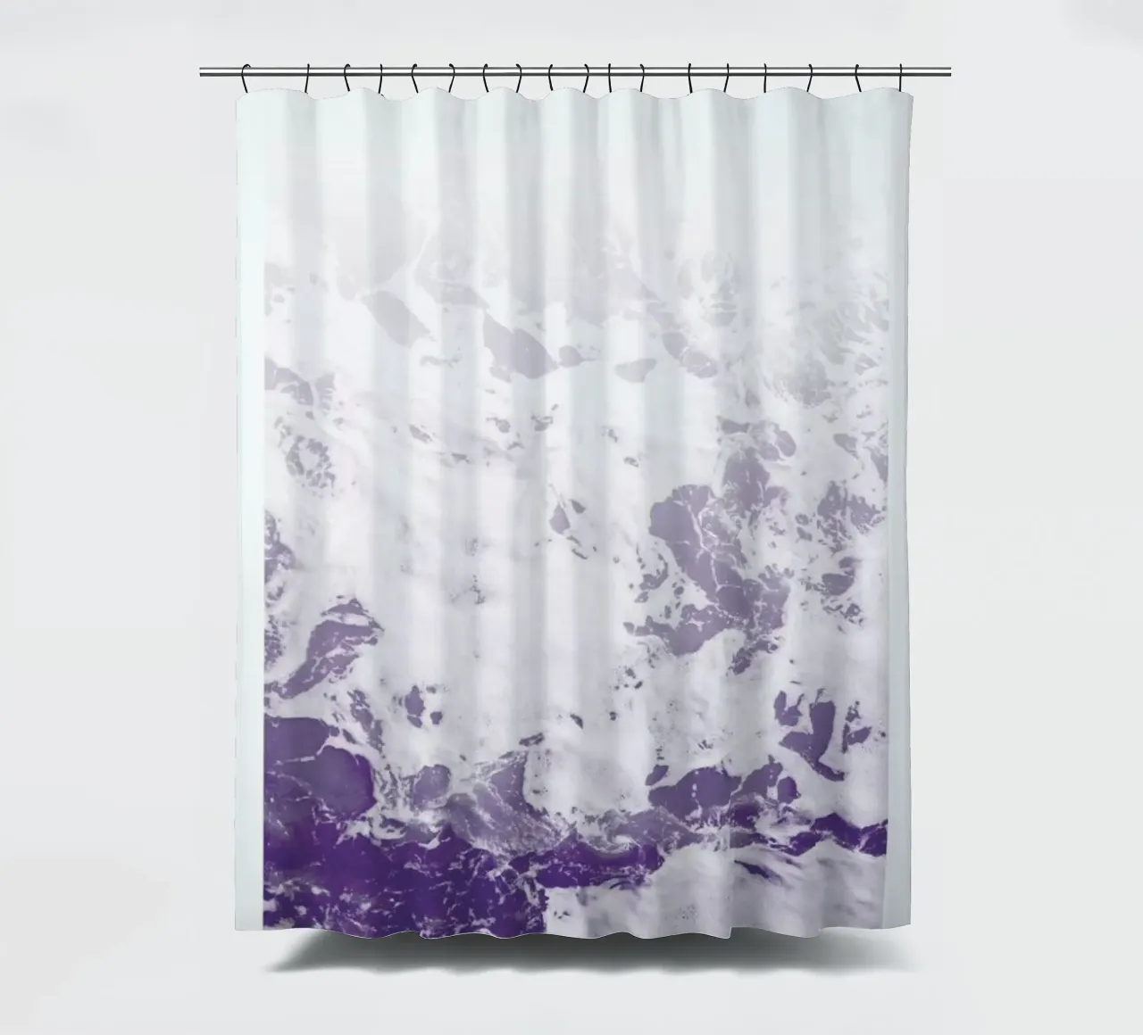 Purple Ocean cortina de baño de Nordic Creators