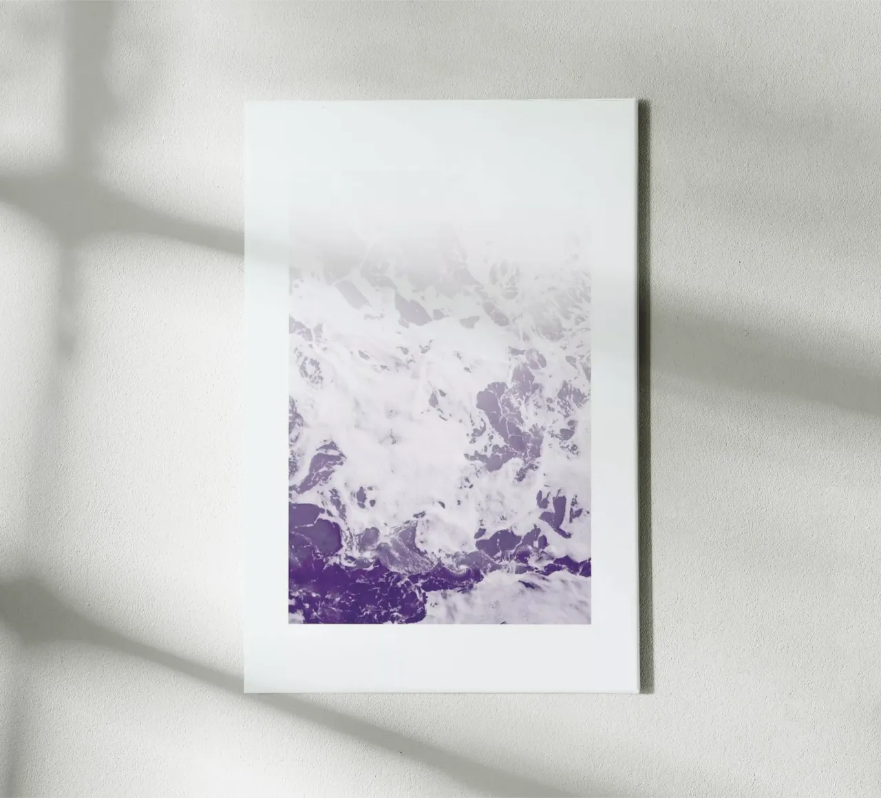 Purple Ocean canvas van Nordic Creators