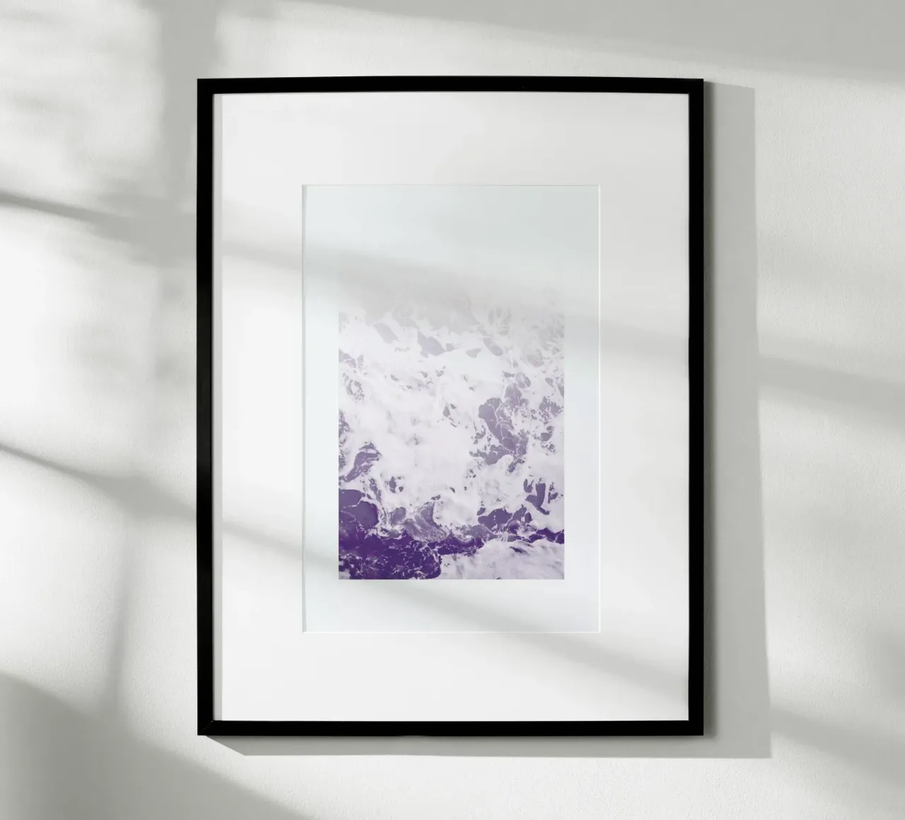 Purple Ocean poster by Nordic Creators