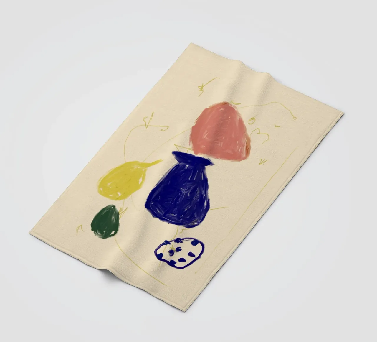 Color Bloom No 05 coperta in pile da treechild