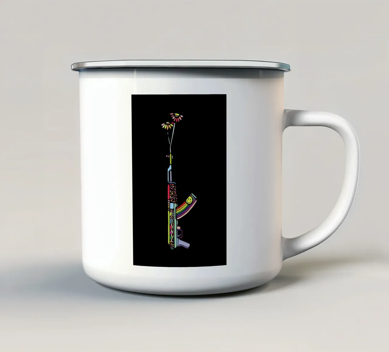 Grl Pwr Weapon tazza in smalto da Ninhol