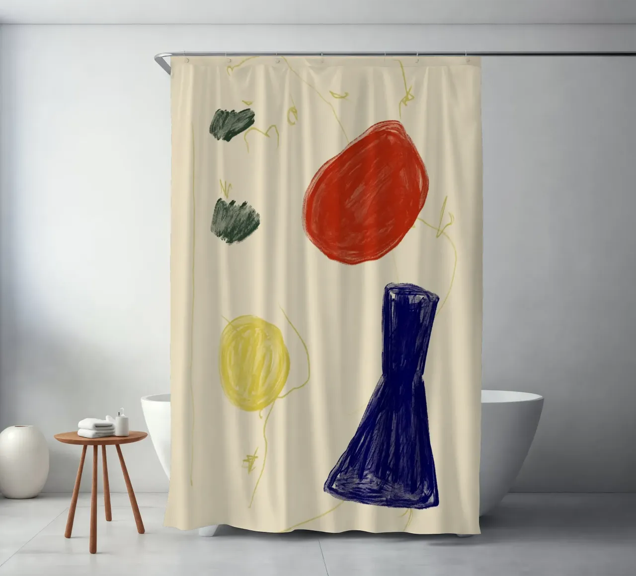 Color Bloom No 07 tenda da doccia da treechild