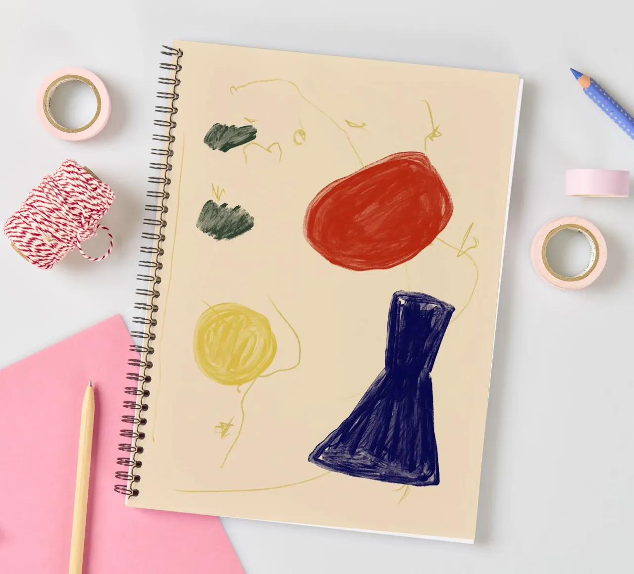 Color Bloom No 07 spiral notebook by treechild