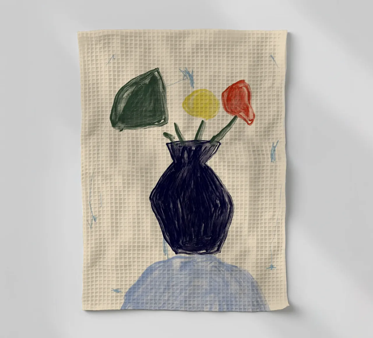 Color Bloom No 07 canovaccio da cucina da treechild